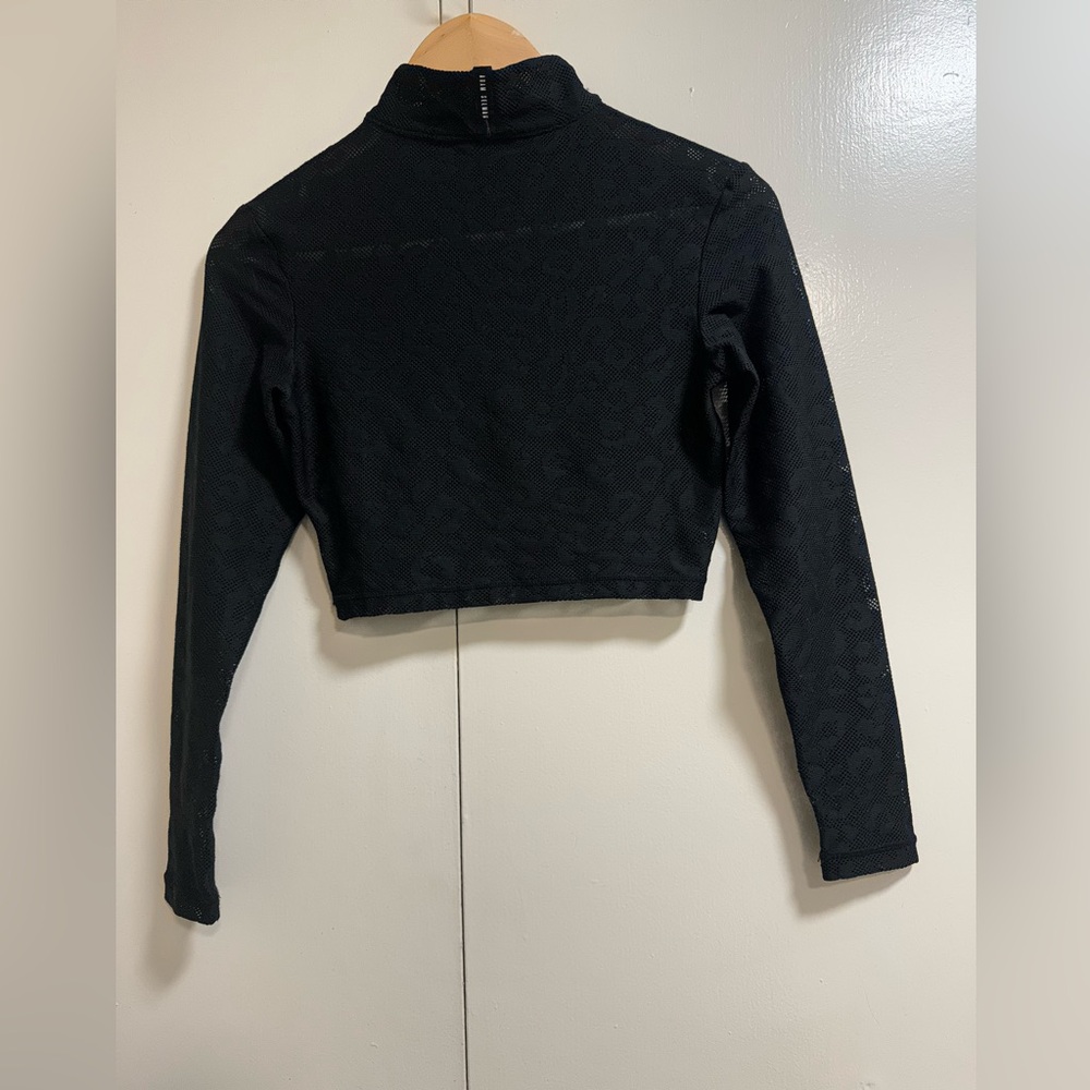 Adam Selman Sport Crop Top Womens Black Carbon38